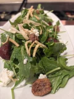 Grilled Peach & Arugula