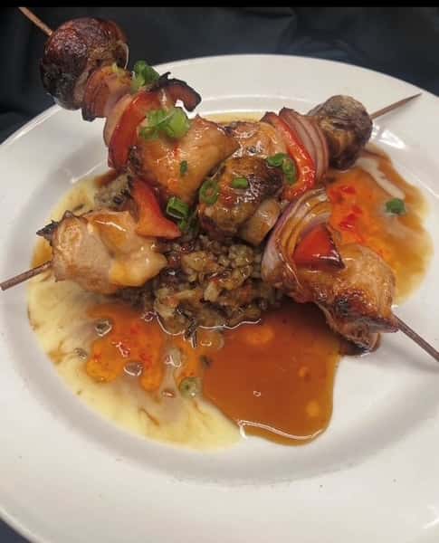 Thai Curry Chicken Kabobs