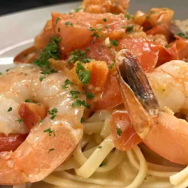 Garden Shrimp Scampi