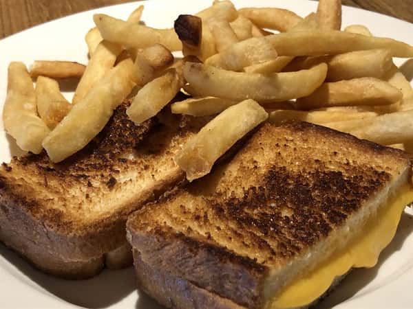 grilled cheese with french fries