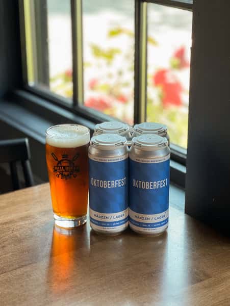High of 76°? Sounds like Fall is coming! Oktoberfest is back on draft and in cans at both @millhousebrewingco and @theridgebymillhouse, and at select retailers to throughout NY state. #OktoBEERfest