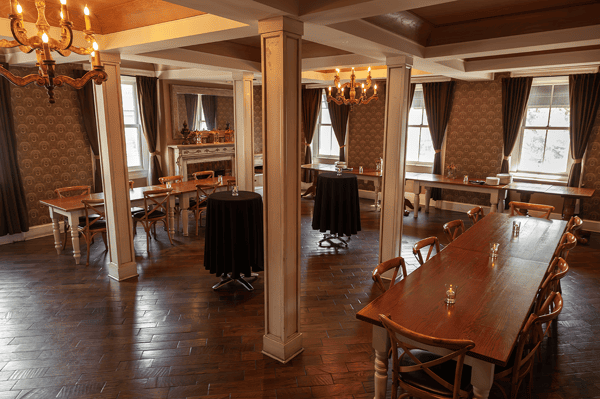 half seated half cocktail style layout