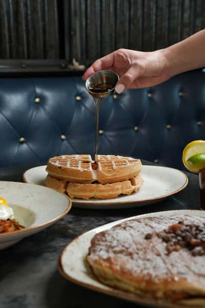 Belgian Style Waffle Stack