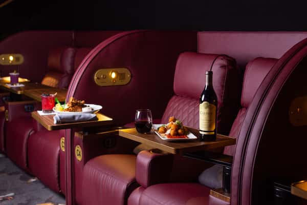 pods with wine bottle