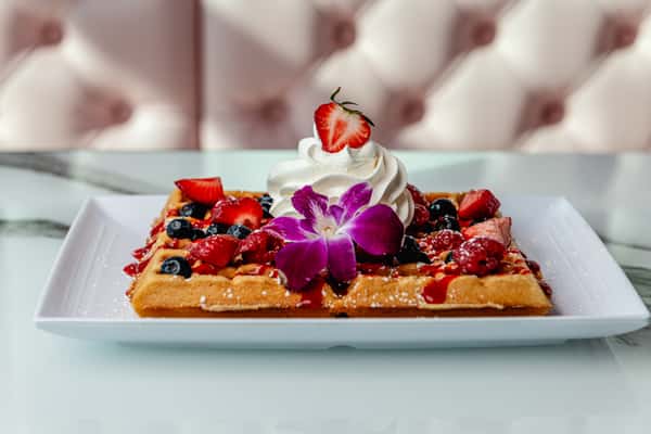Fresh Mixed Berry Waffle