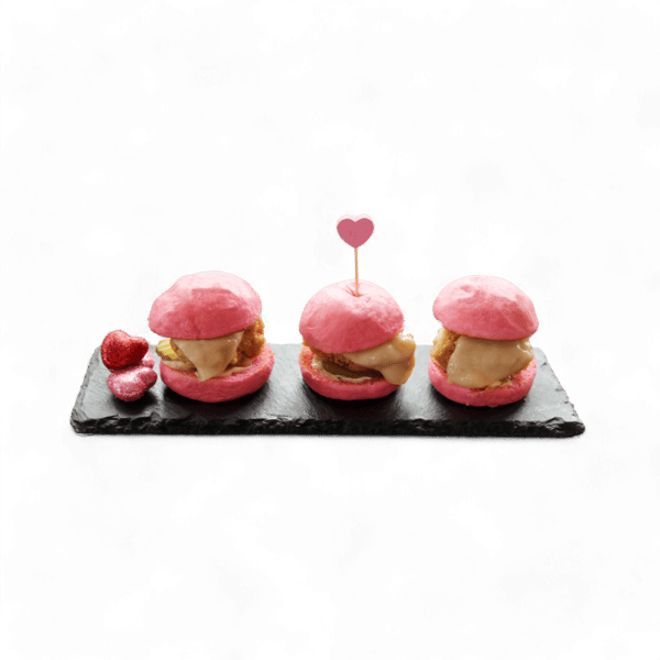 PRETTY AND PINK CHICKEN SLIDERS