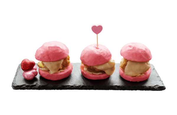 Pretty and Pink Chicken Sliders