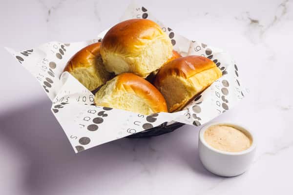 Basket of Housemade Brioche Rolls