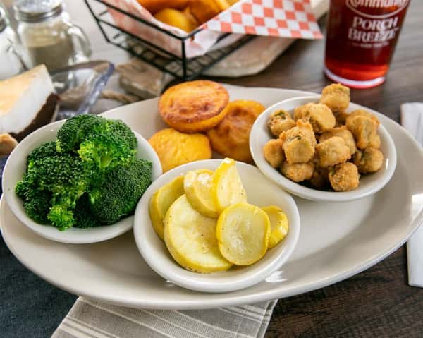 Vegetable Plate - 3 Sides