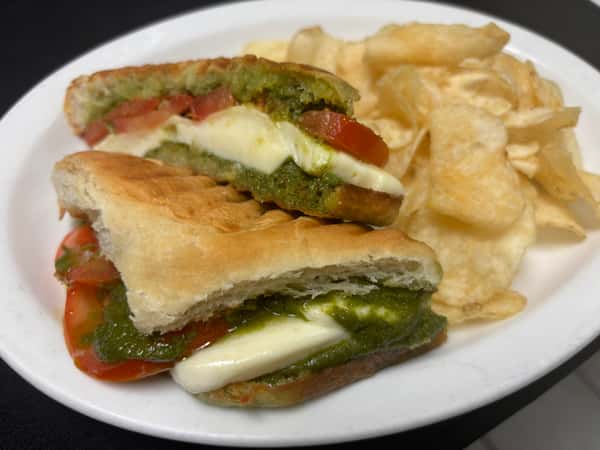 Pesto Caprese Sandwich