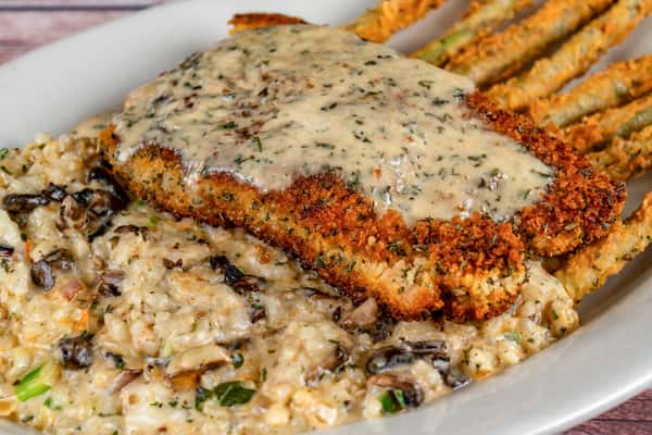 panko crusted salmon