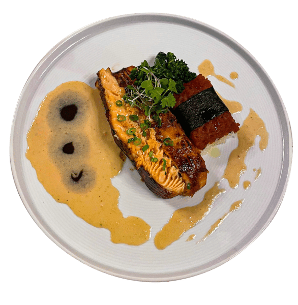 Misoyaki Broiled King Salmon