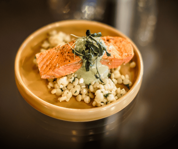 salmon small plate