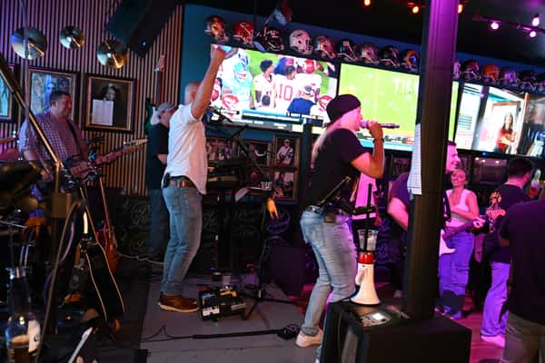 singer on stage