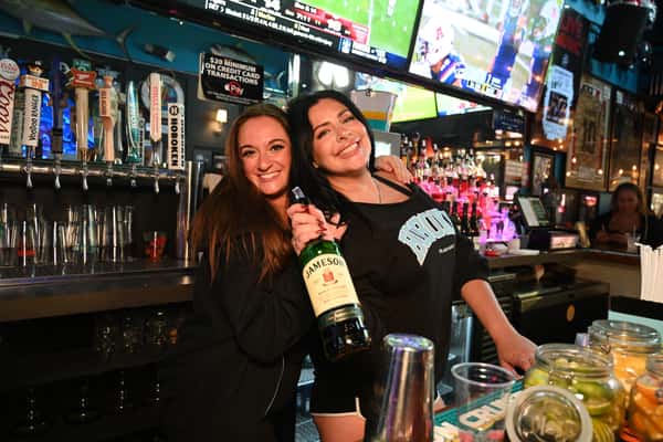 two women wht drinks