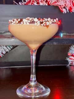 Candy Cane Espresso Martini