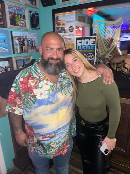 Mike and Milan his daughter