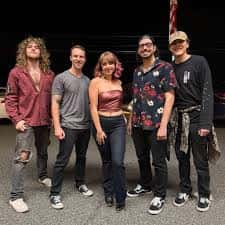 Band posing for photo