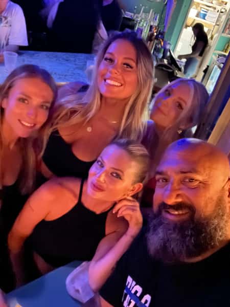 Mike with Customers