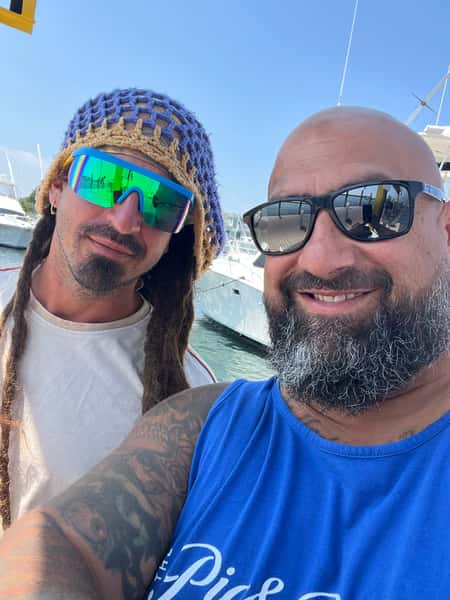Mike with Reggae Lou