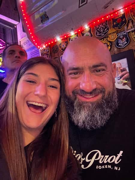 Mike with happy customer