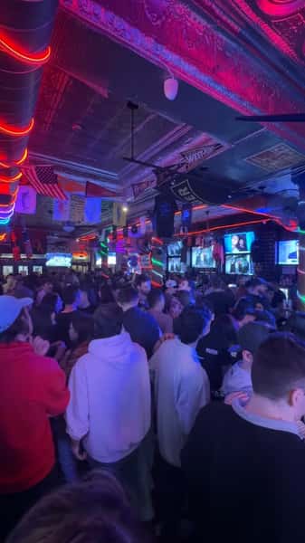 Busy Bar Christmastime