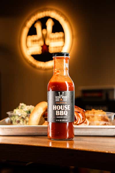 Redwood Smoke Shack BBQ sauce in a bottle