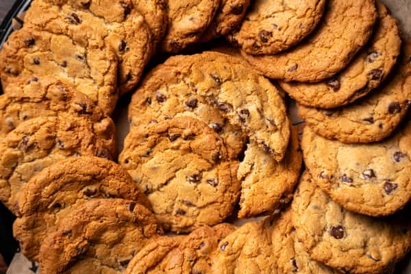 Chocolate chip cookie tray