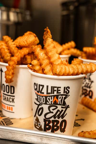 Cups of french fries
