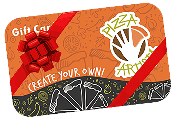 pizza artista gift card create your own!