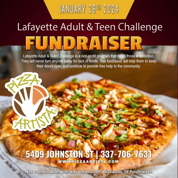 La. Adult & Teen Challenge Pizza Artista