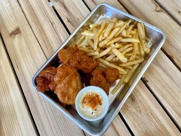 Chicken Karaage and Fries Basket