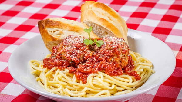 Spaghetti W/Meatballs