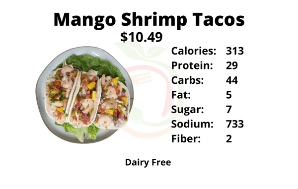 Mango Shrimp Tacos