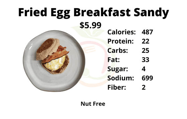 Fried Egg Breakfast Sandy