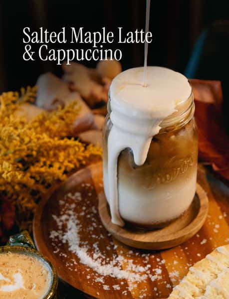 It may just be the perfect weather to try our Salted Maple Latte- made with maple syrup, flaky sea salt, and salted maple cold foam. 🥞🍁

P.S., this latte is on our $5 specials this Saturday at @midtownokc's Midtown Walkabout! It's the perfect time to stop by and try it!

It's also perfect as a traditional 6oz hot cappuccino, delicious as a matcha, and pairs wonderfully with a @quincybakeshop Maple Brown Sugar Scone 😋