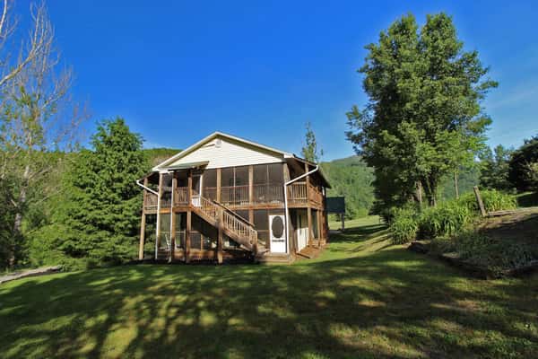 View of back of house