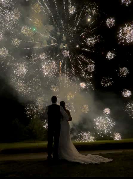 wedding fireworks
