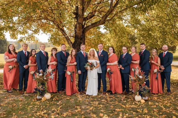 wedding party photo