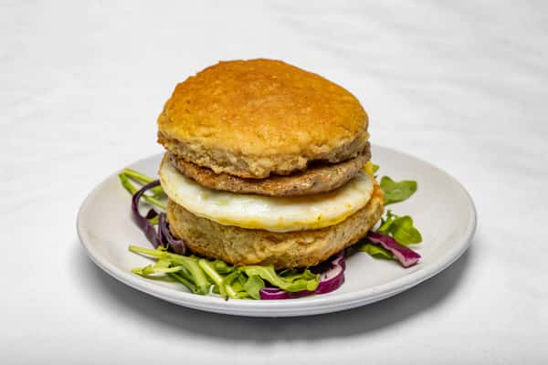 Turkey Sausage & Egg Biscuit