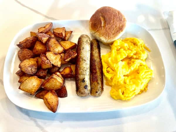 Chicken Sausage Breakfast Plate