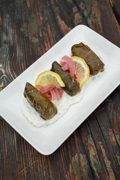DOLMAS + TZATZIKI
