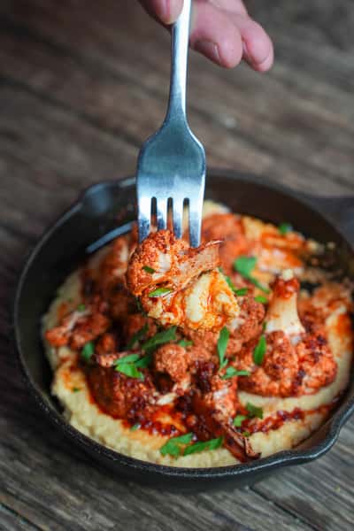 ROASTED CAULIFLOWER WITH LEMON TAHINI