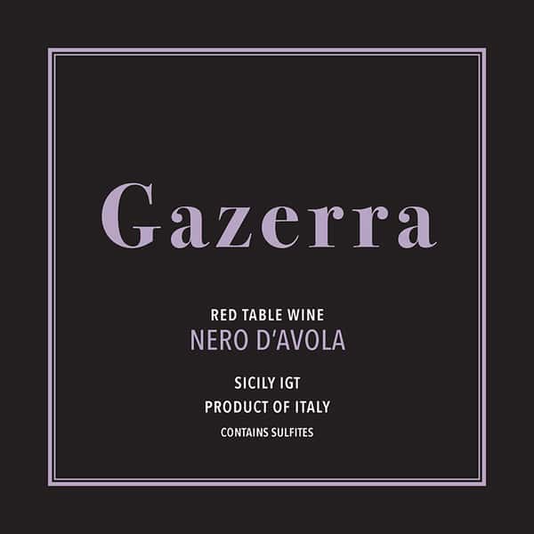 GAZERRA, NERO D’AVOLA