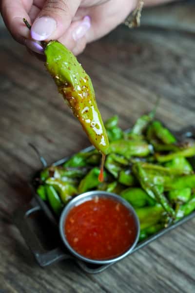 BLISTERED SHISHITO PEPPERS