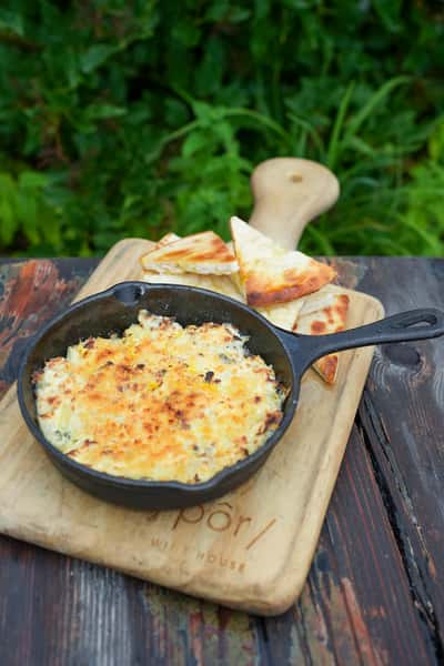 THREE-CHEESE ARTICHOKE GRATIN