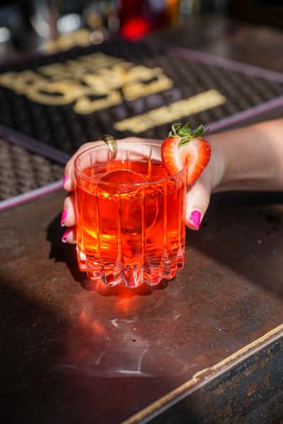 Strawberry Fields Negroni