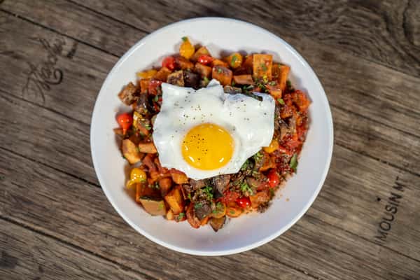 MEDITERRANEAN VEGGIE HASH