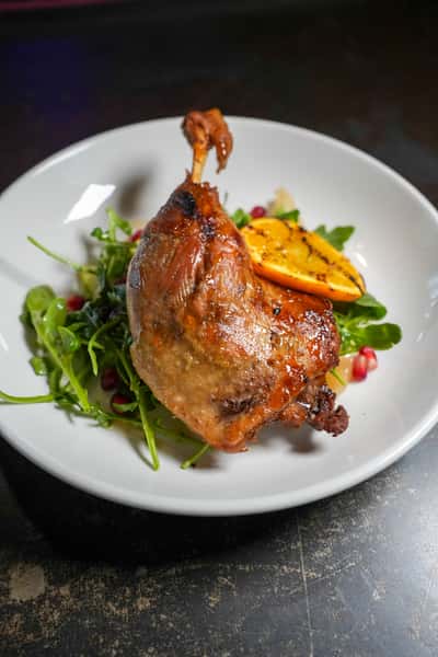 DUCK CONFIT + CITRUS GASTRIQUE