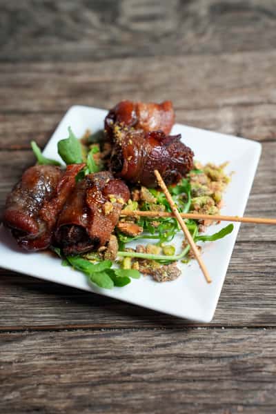 BACON WRAPPED DATES